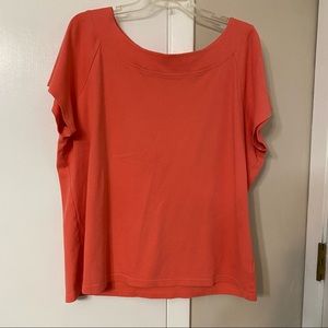 Coral colored Kim Rogers Top